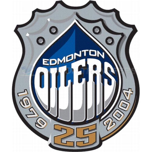 Edmonton Oilers Iron-on Stickers (Heat Transfers)NO.154